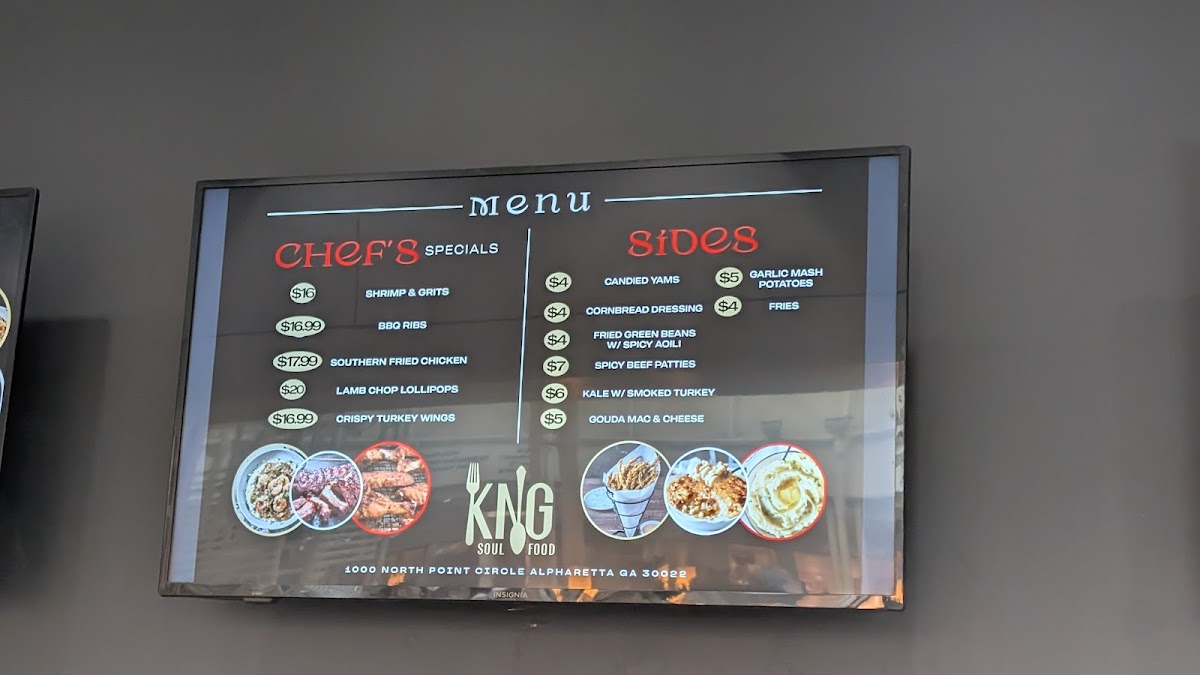 KnG Soul Food Photo Menu 4
