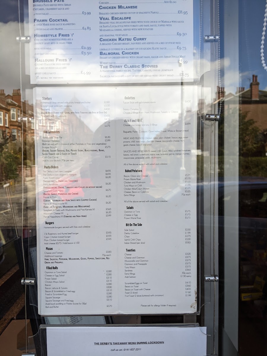 The Derby Cafe Photo Menu 6