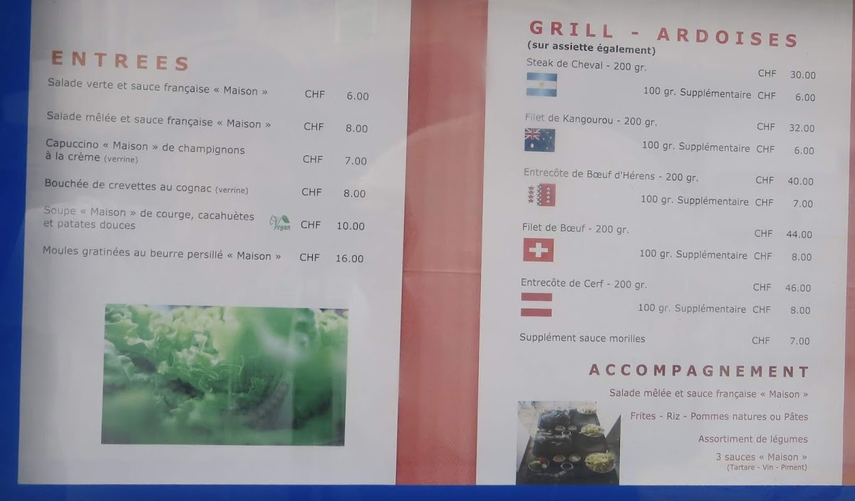 Restaurant Le Rocher Photo Menu 2