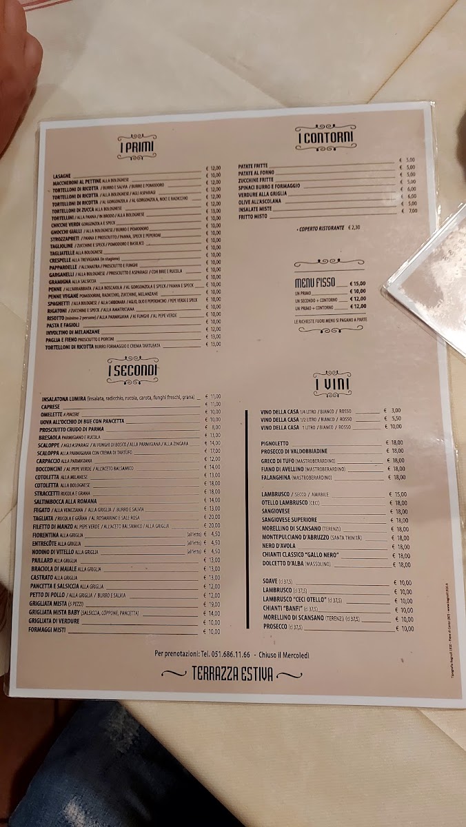 Ristorante La Lumira Photo Menu 4