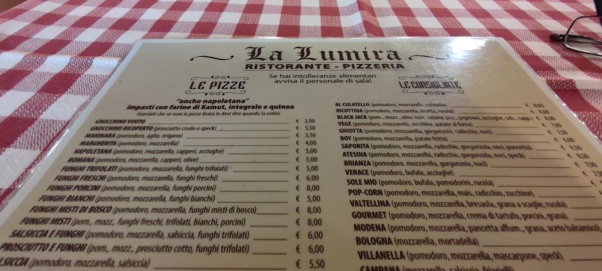 Ristorante La Lumira Photo Menu 7