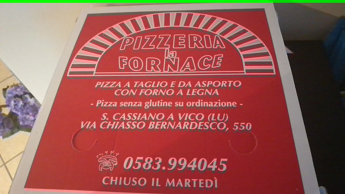 La Fornace Photo Menu 1