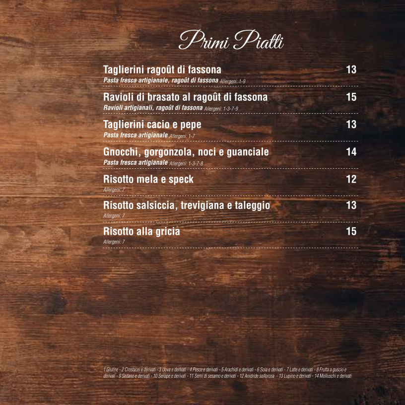 Fassoneria Recco Photo Menu 7