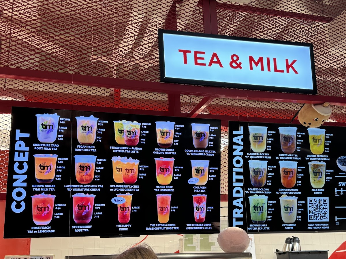 Tea and Milk Photo Menu 4