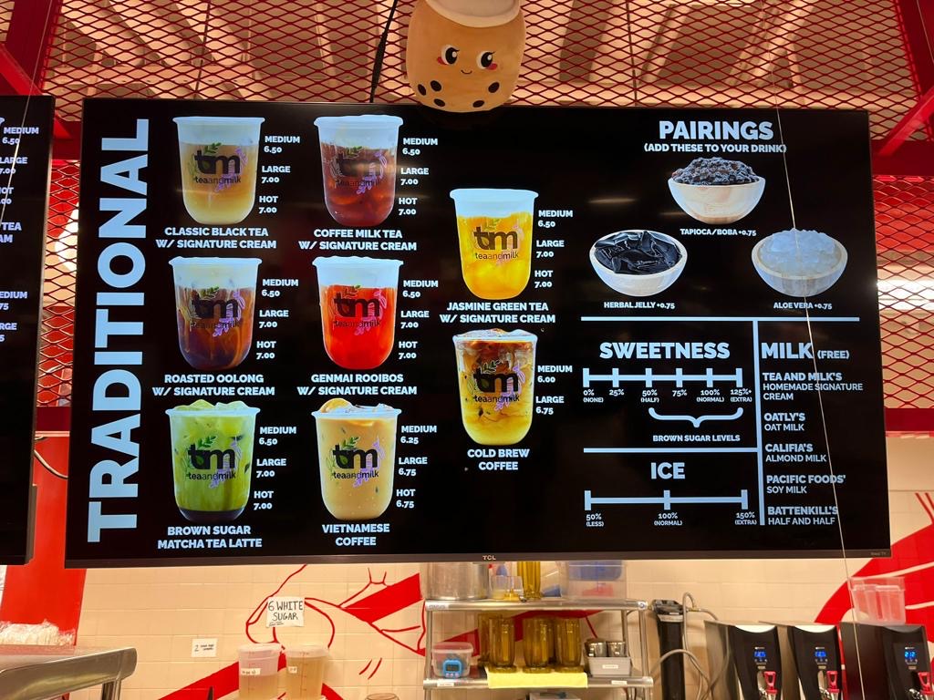 Tea and Milk Photo Menu 6