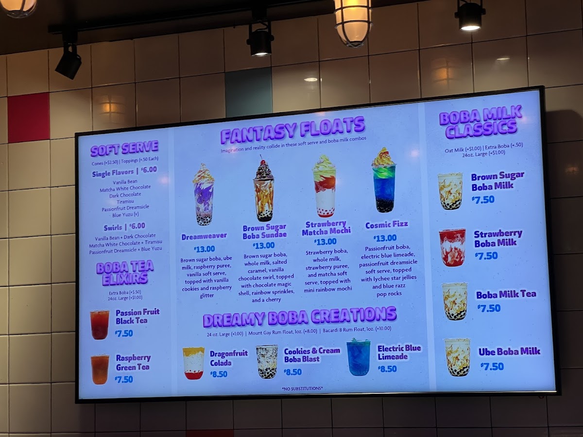 Dream Weaver Milk & Boba Bar Photo Menu 4