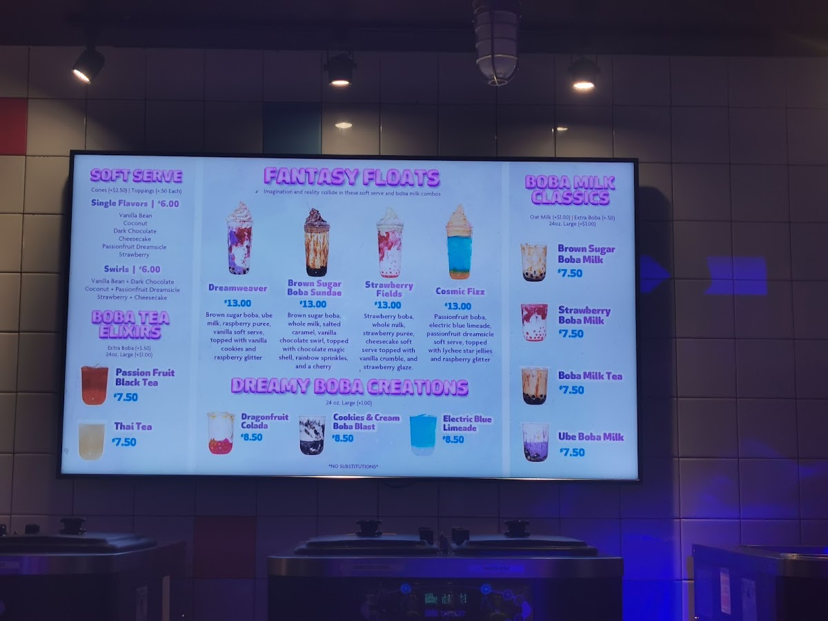Dream Weaver Milk & Boba Bar Photo Menu 6