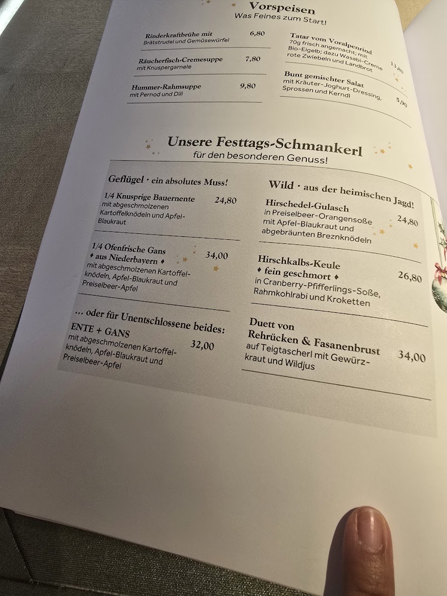 Ratskeller Schliersee Photo Menu 1