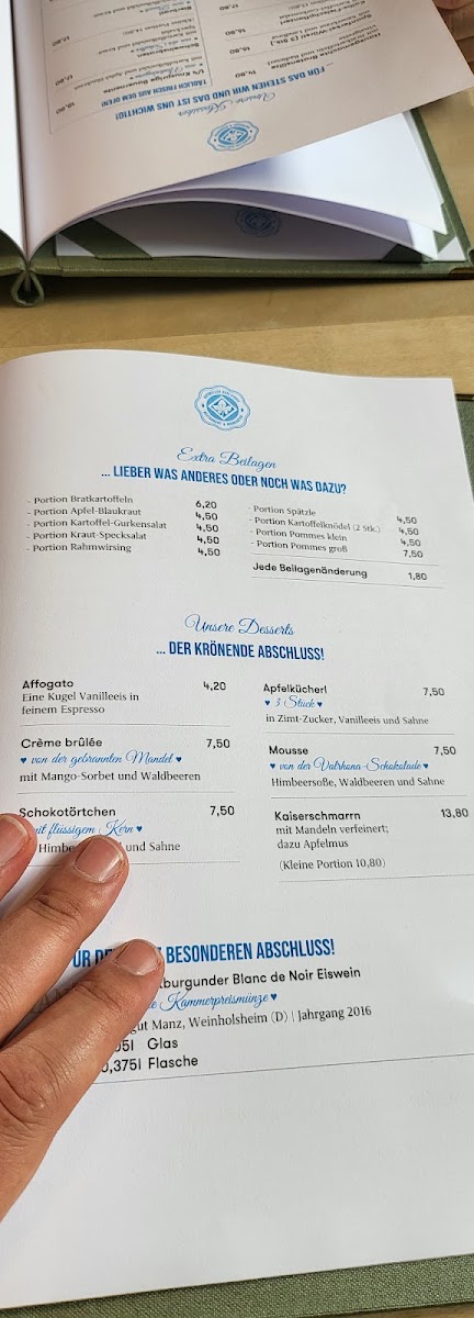 Ratskeller Schliersee Photo Menu 10