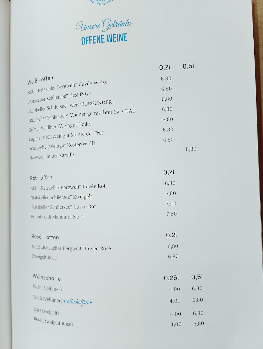 Ratskeller Schliersee Photo Menu 4