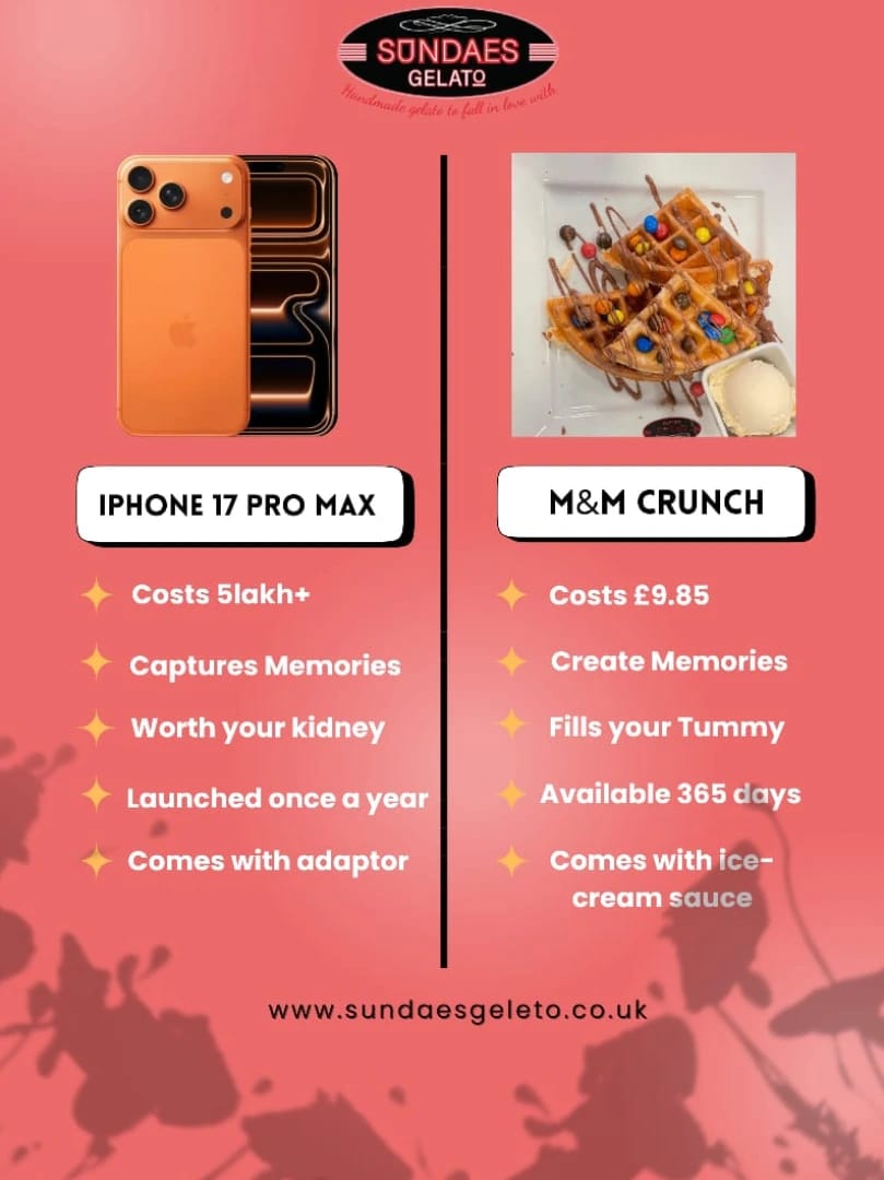 Sundaes Gelato Gloucester Photo Menu 3