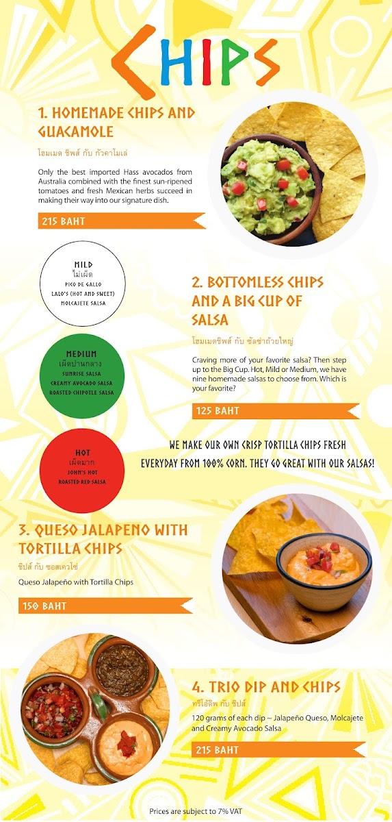 Sunrise Tacos Samui Photo Menu 5