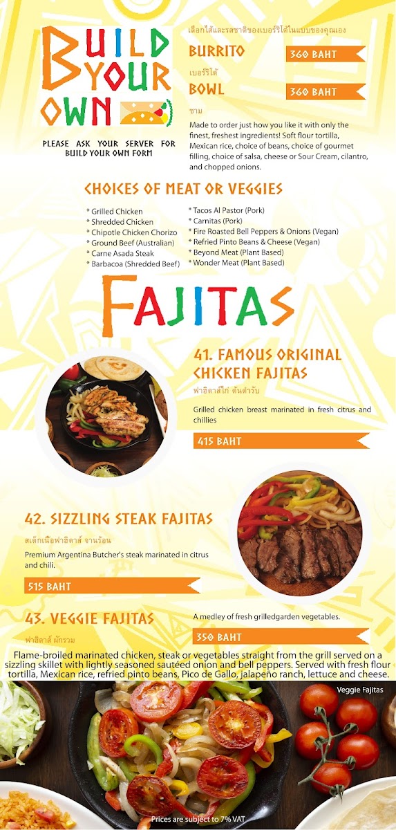 Sunrise Tacos Samui Photo Menu 9