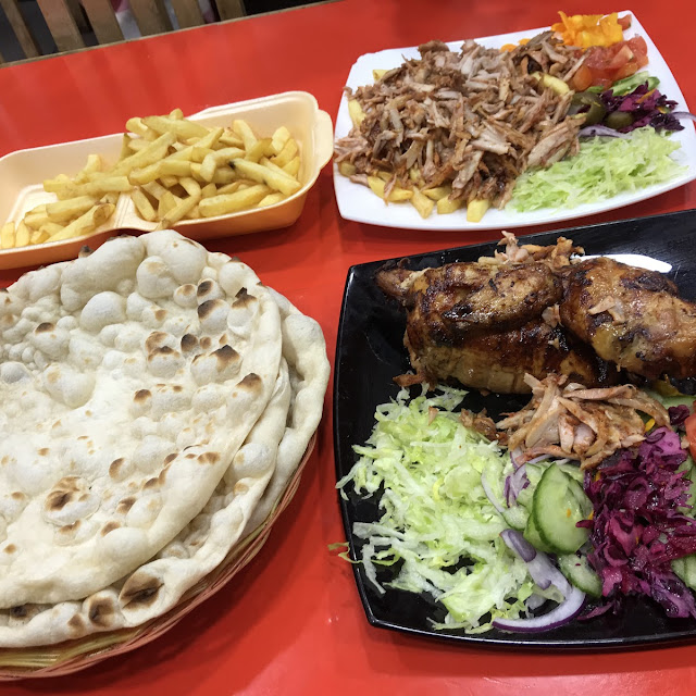 Chicken Shawarma with Chips Nan