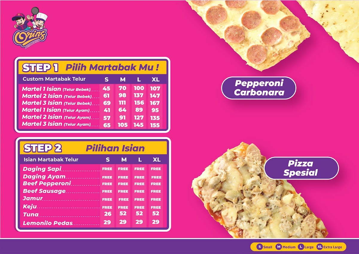 Martabak Pizza Orins Rawamangun Photo Menu 1