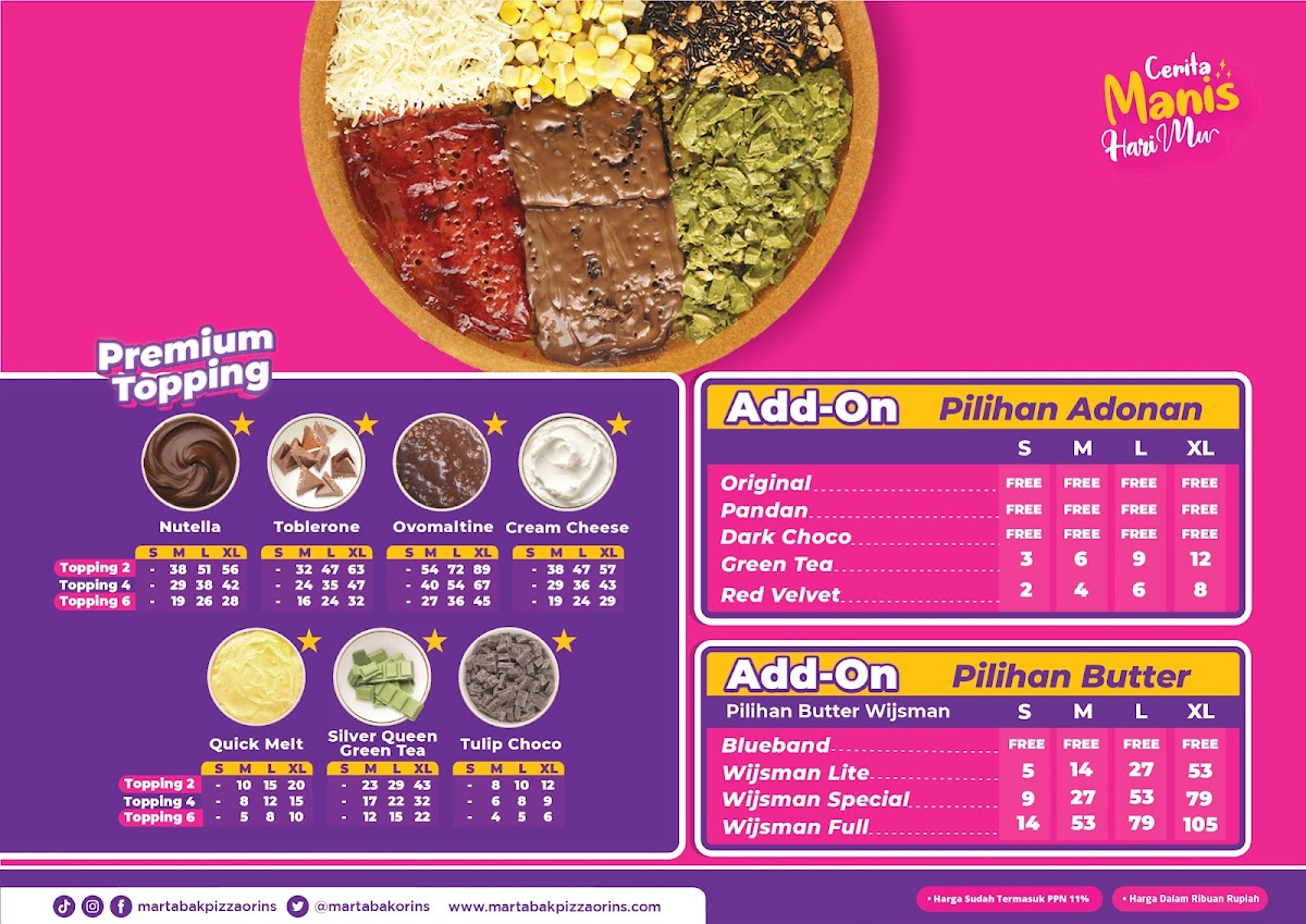 Martabak Pizza Orins Rawamangun Photo Menu 2