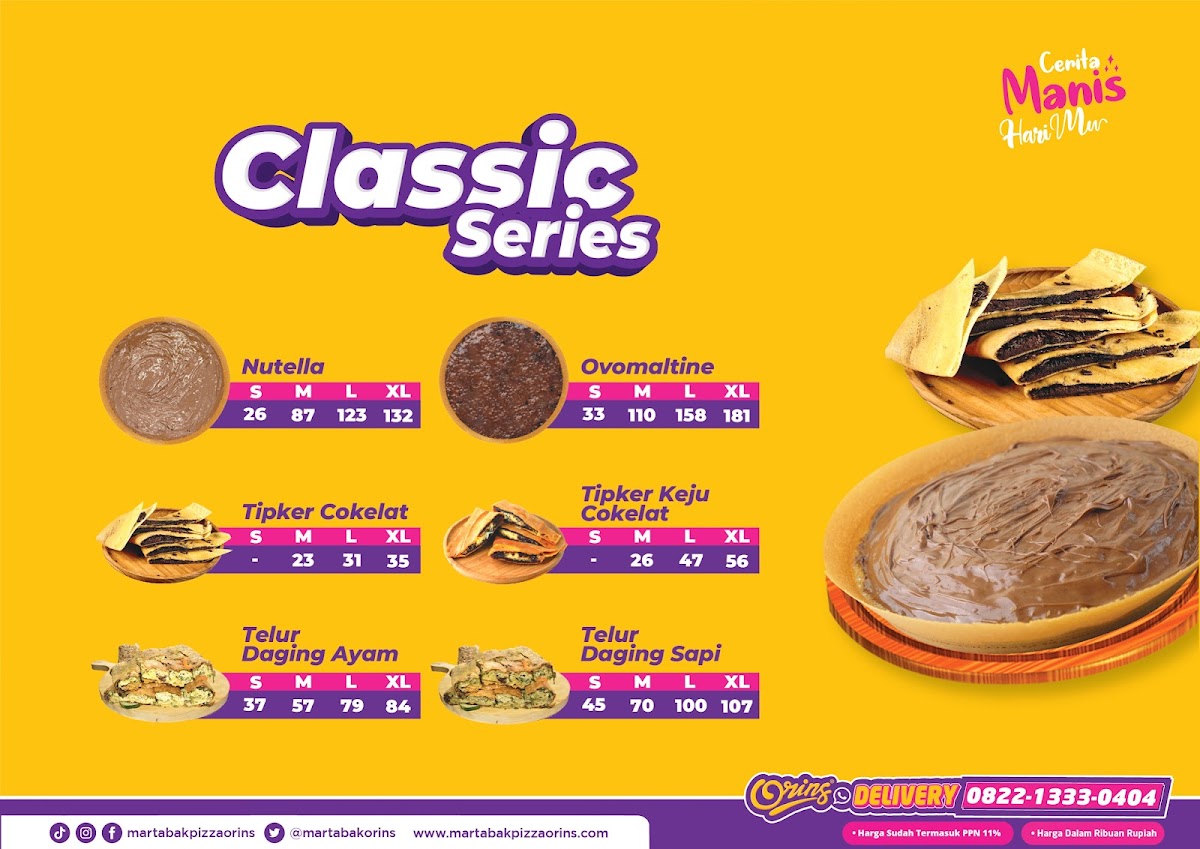 Martabak Pizza Orins Rawamangun Photo Menu 5