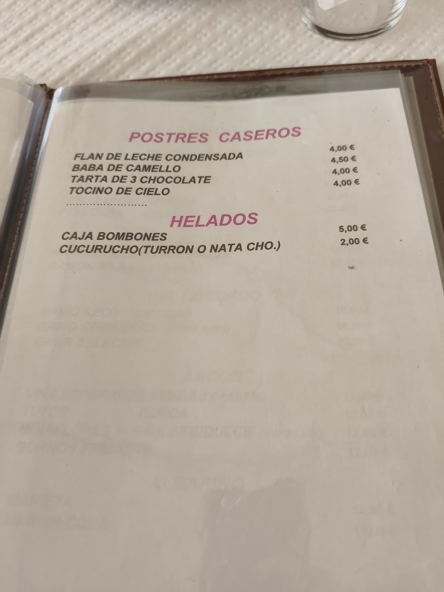 Restaurante Las Candelas Photo Menu 2