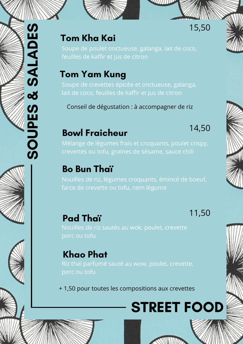 Le Pat Thai Photo Menu 1