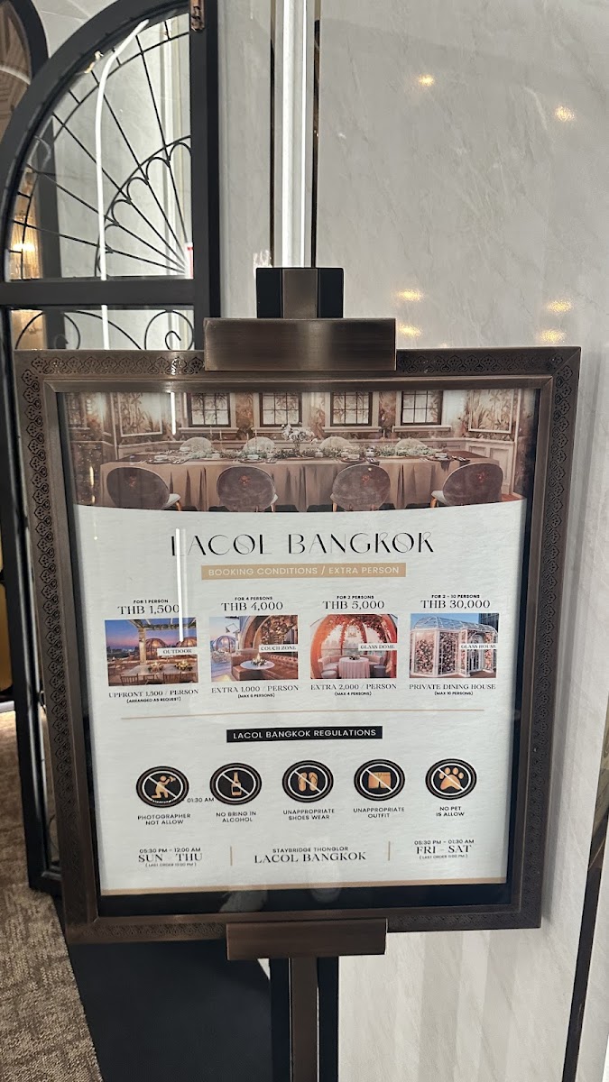 Lacol Bangkok Photo Menu 5