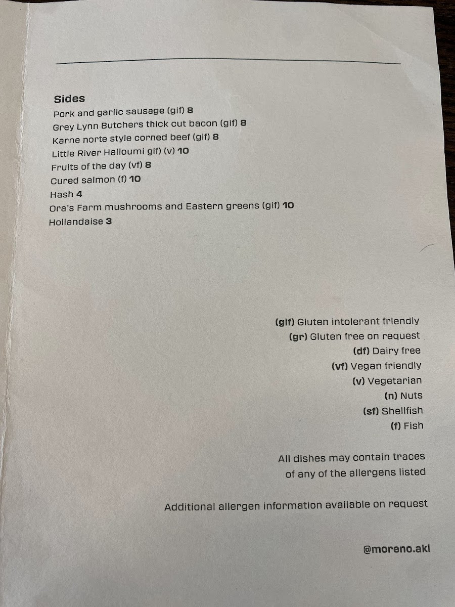 Moreno cafe and bakery Photo Menu 10