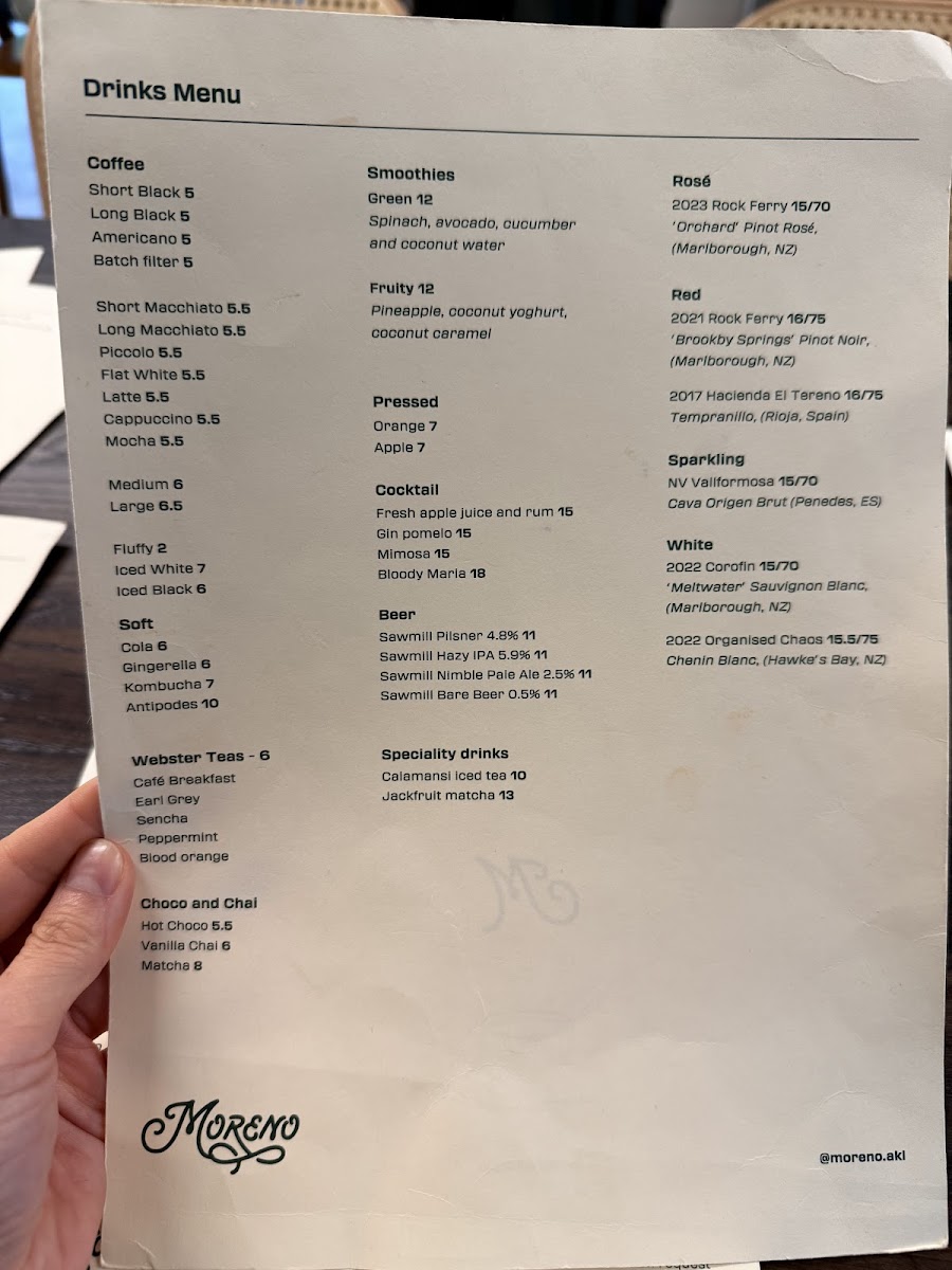 Moreno cafe and bakery Photo Menu 3