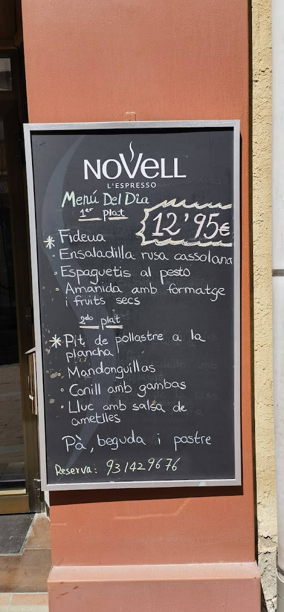 Cafeteria Nova Font Vella Photo Menu 1