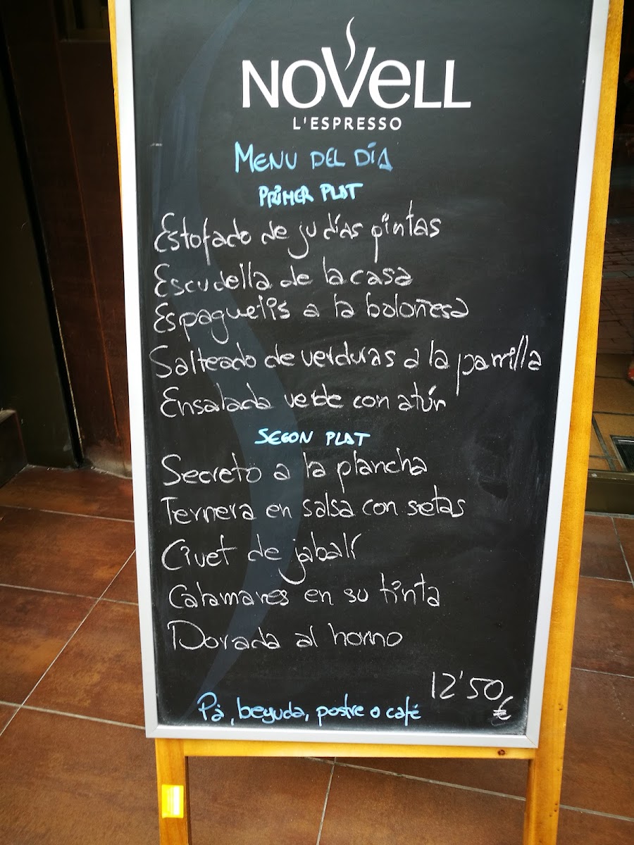 Cafeteria Nova Font Vella Photo Menu 3