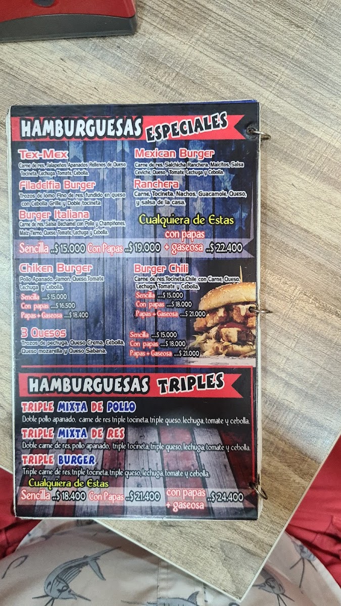 American burguer, la florida Photo Menu 1