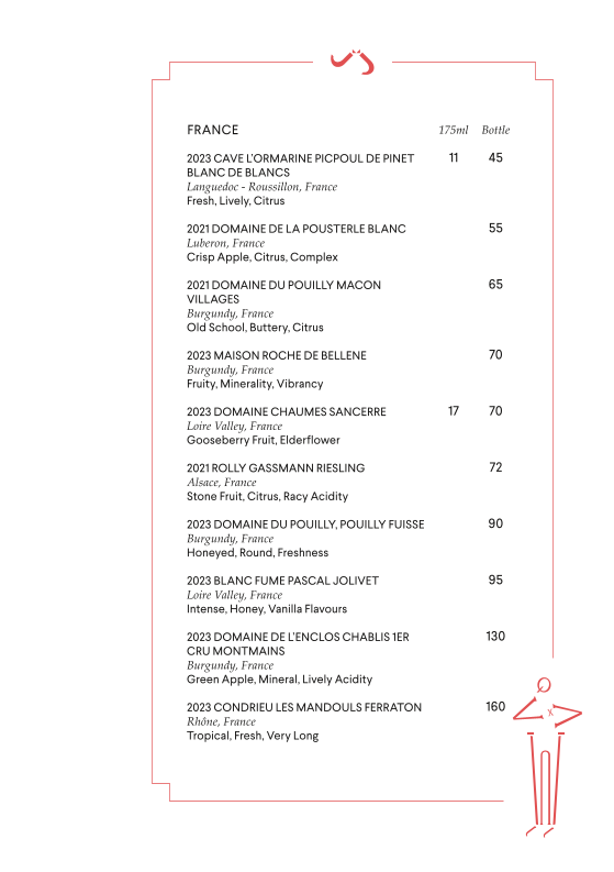 Bar Jackie Photo Menu 1