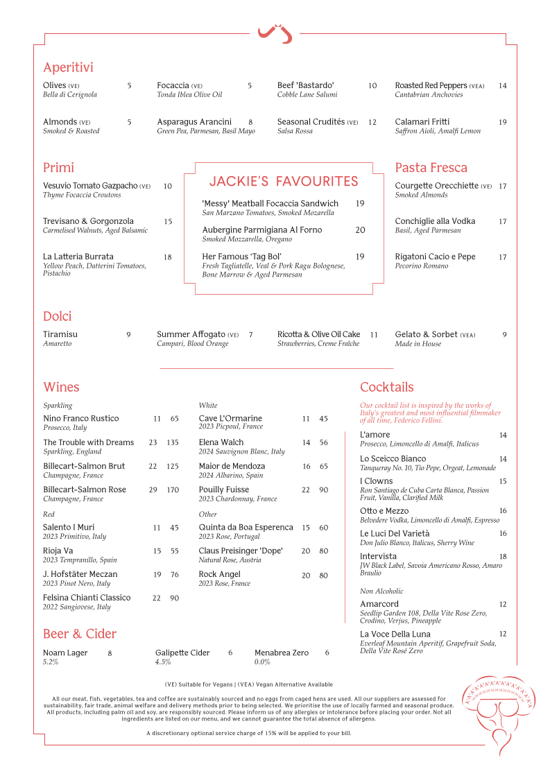 Bar Jackie Photo Menu 3