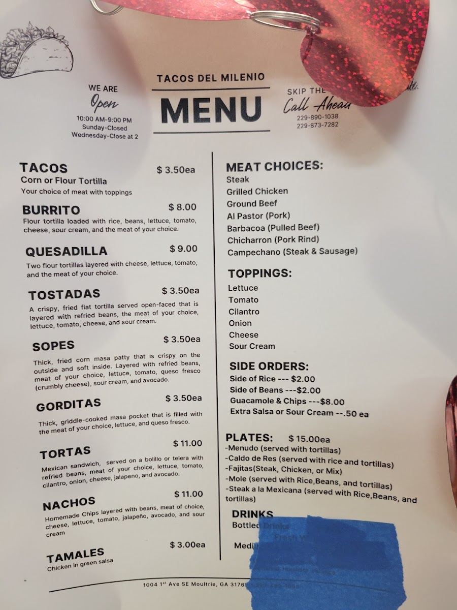 Tacos Del Milenio Photo Menu 1