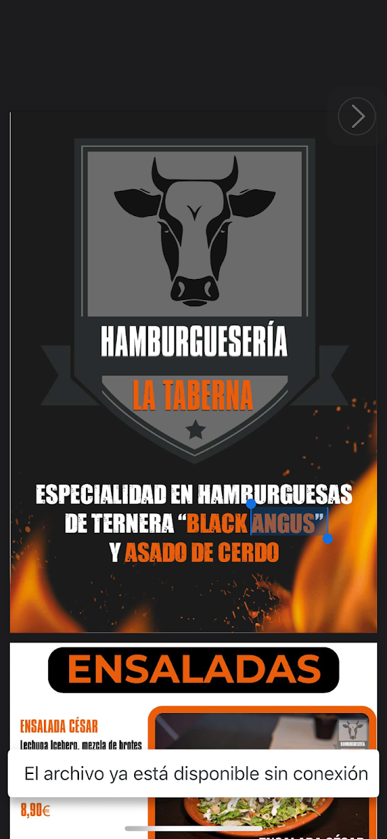Hamburguesería La Taberna Photo Menu 8