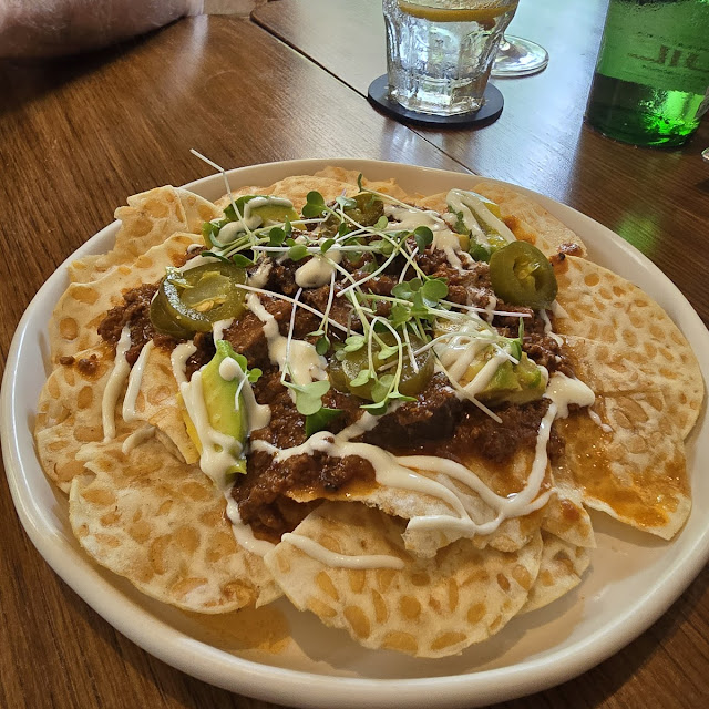 Tempeh & Beef Cheek Nachos
