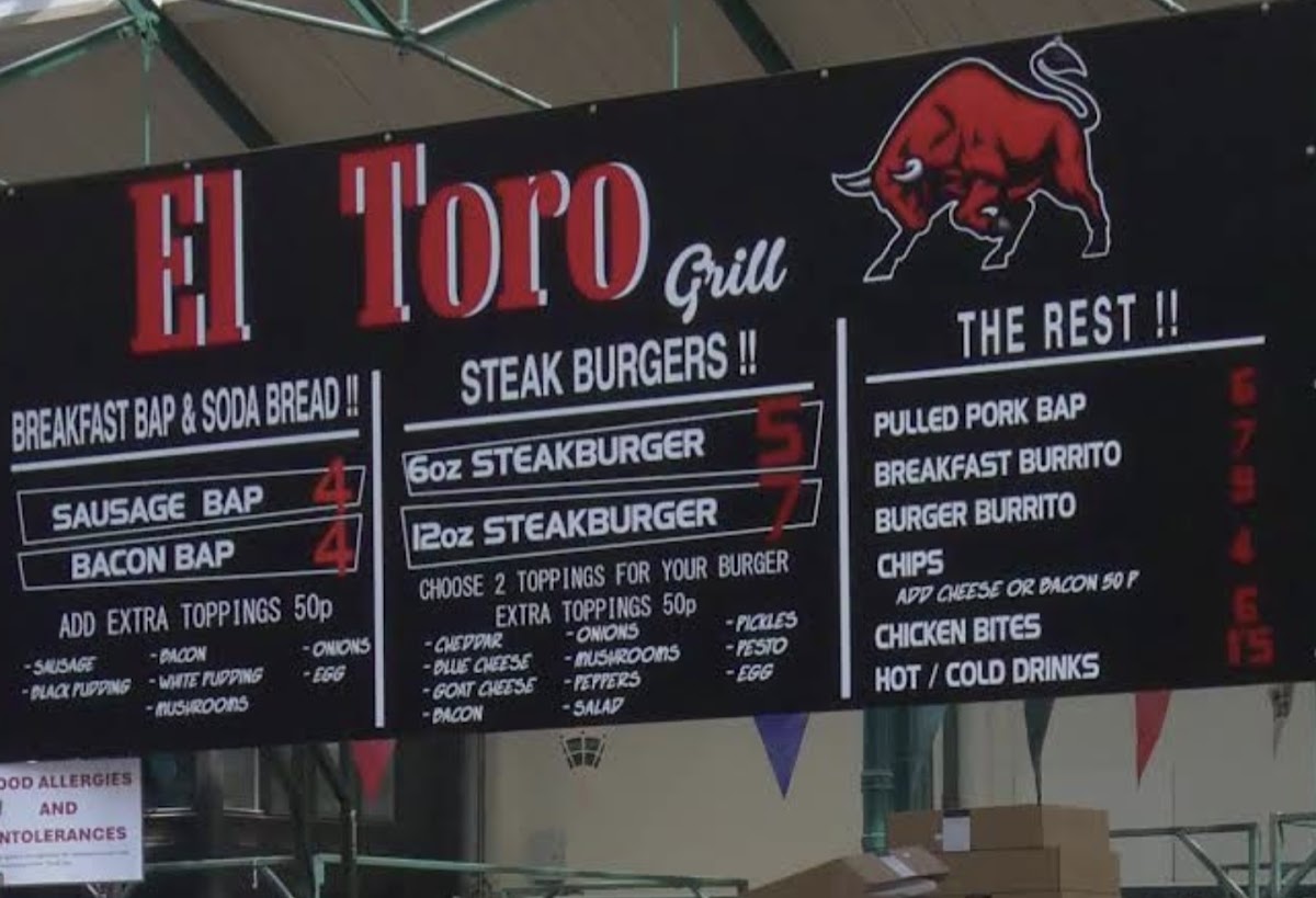 El Toro Grill Photo Menu 1