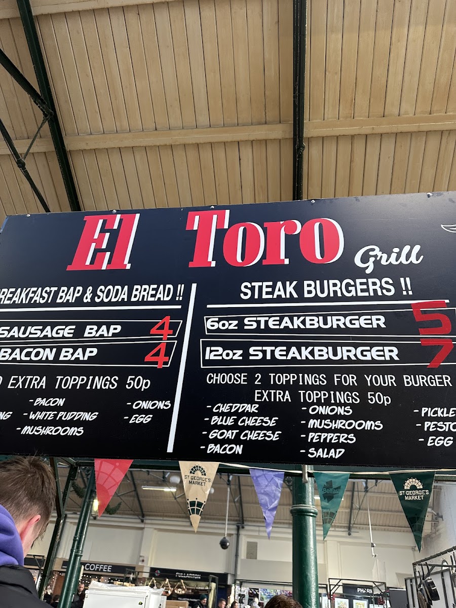 El Toro Grill Photo Menu 2