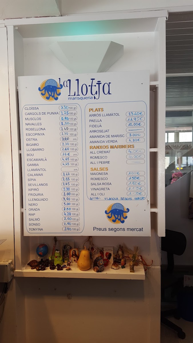La Llotja Marisqueria Photo Menu 9