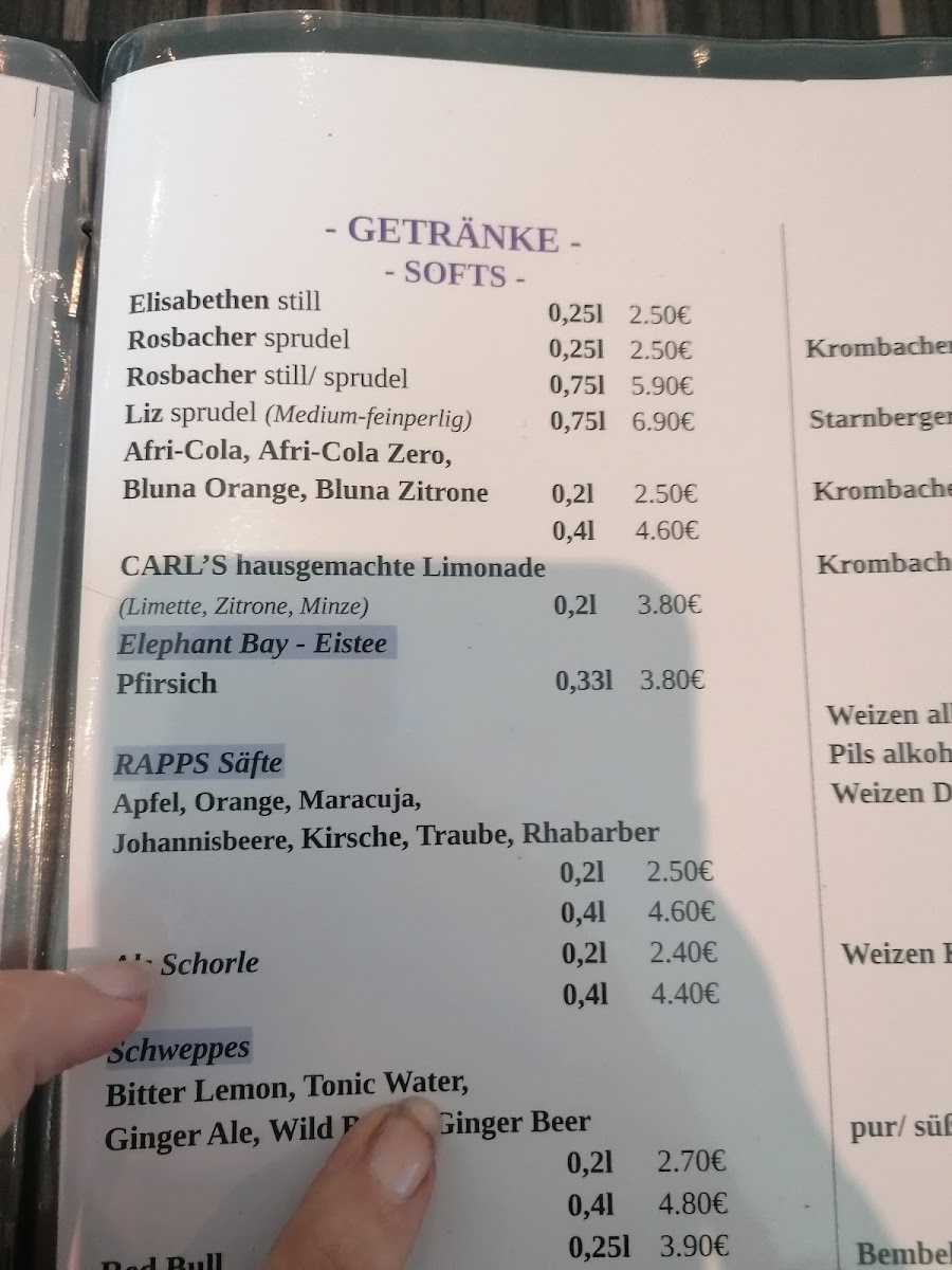Restaurant Carl's Photo Menu 4