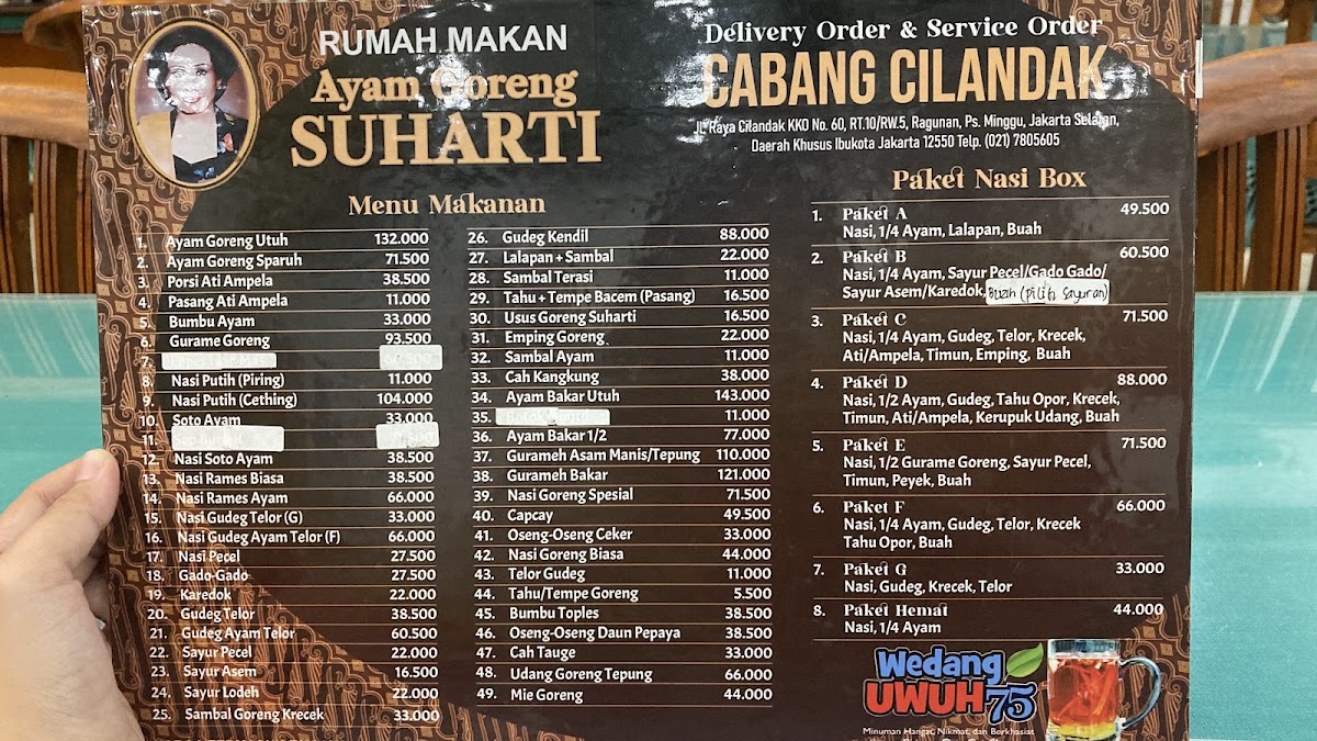 Ayam Goreng Suharti Ragunan Photo Menu 3