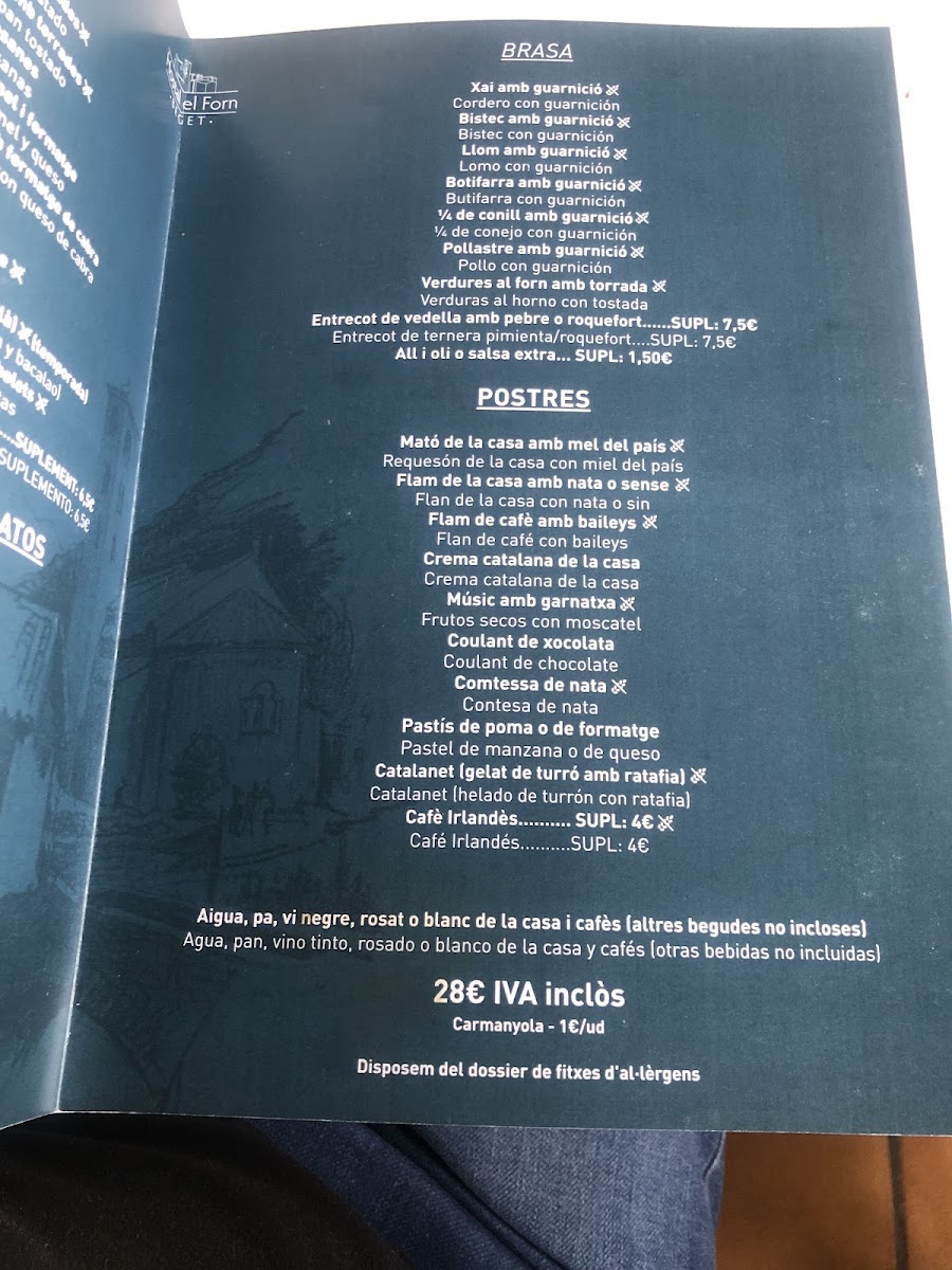 Restaurant El Forn Photo Menu 4