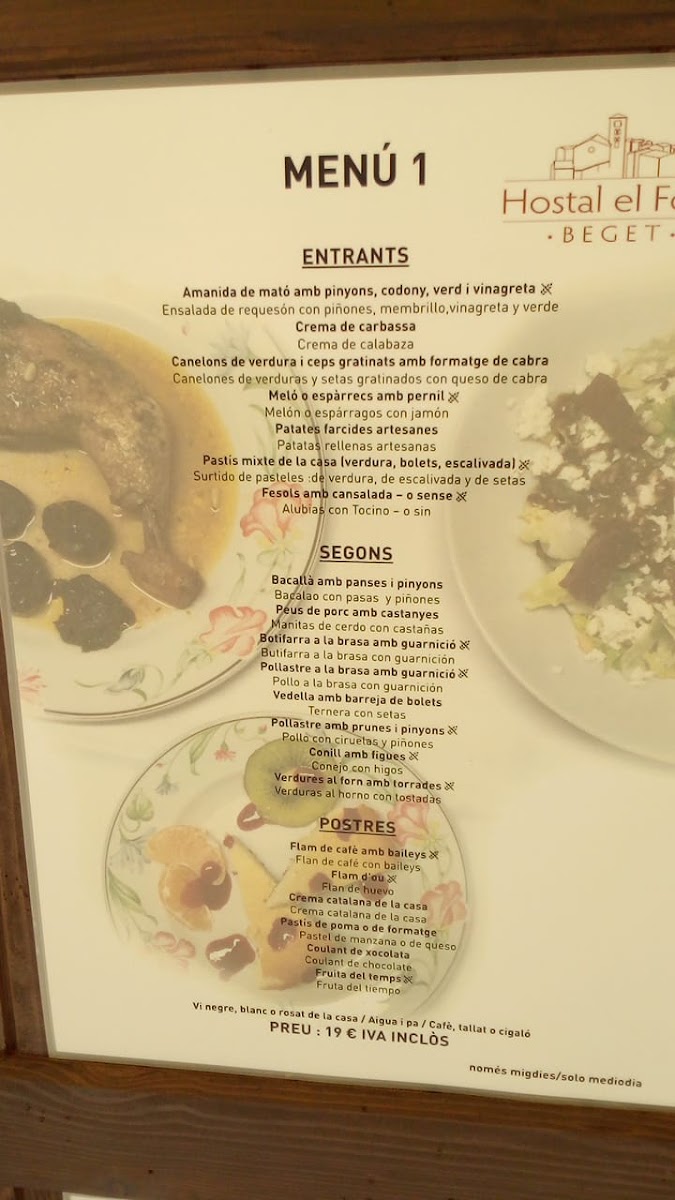 Restaurant El Forn Photo Menu 8