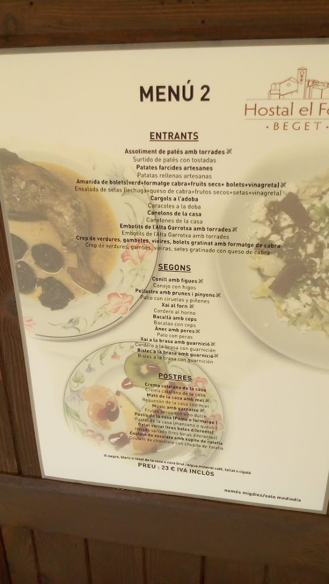 Restaurant El Forn Photo Menu 9