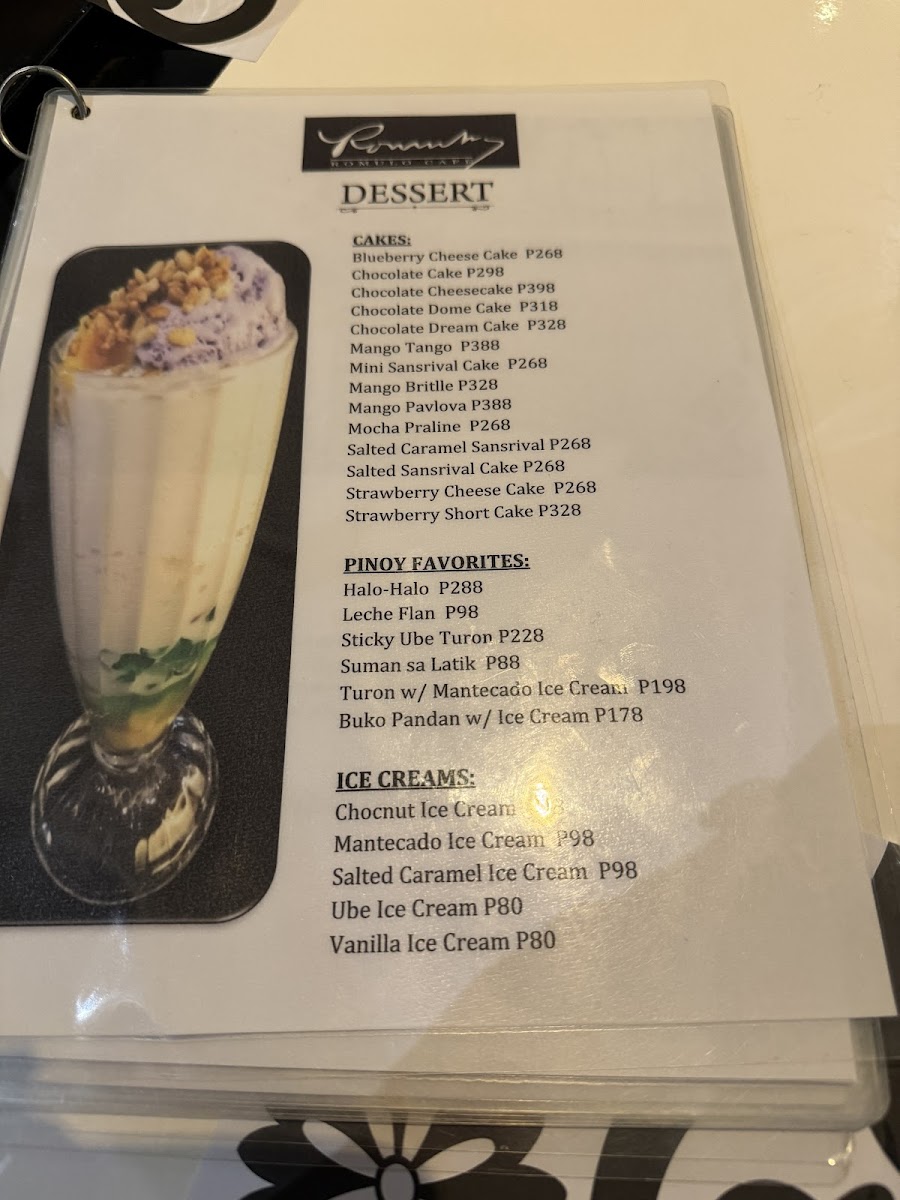 Romulo Café Photo Menu 3