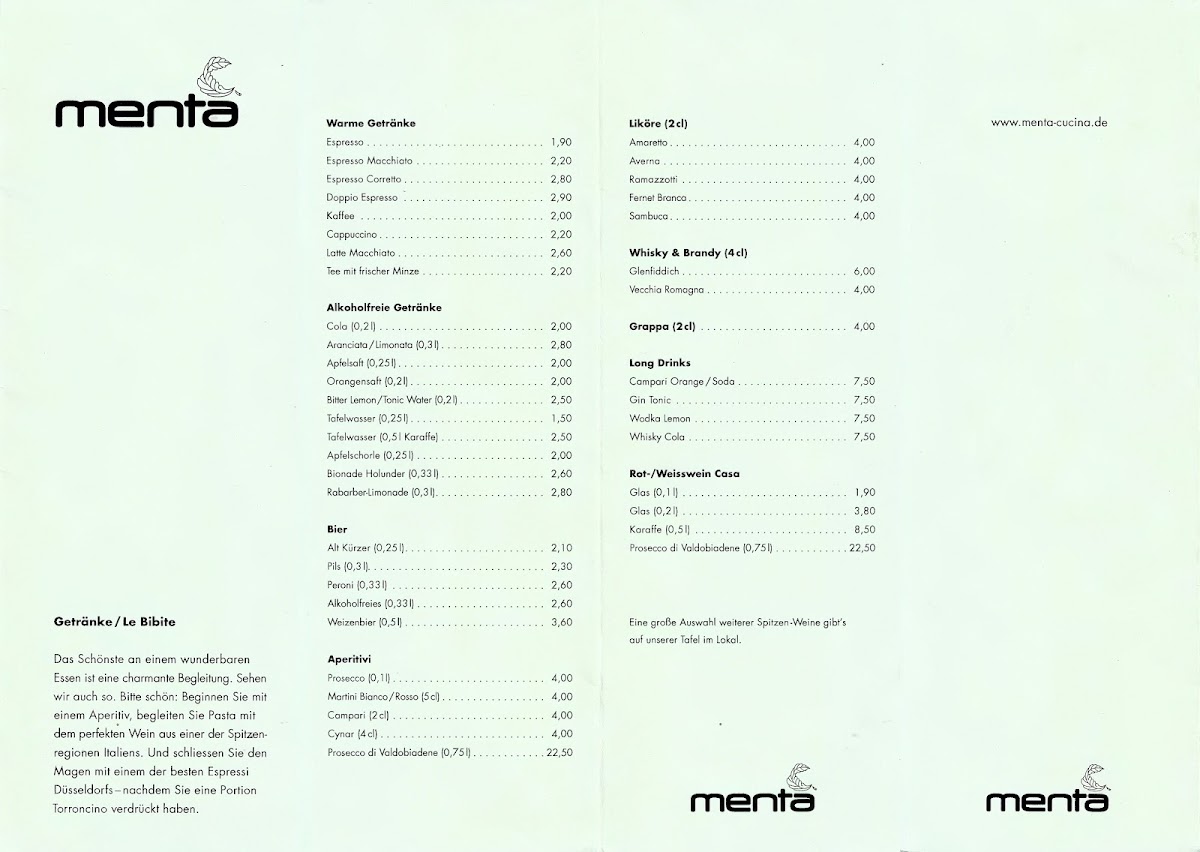 Menta cucina italiana Photo Menu 7