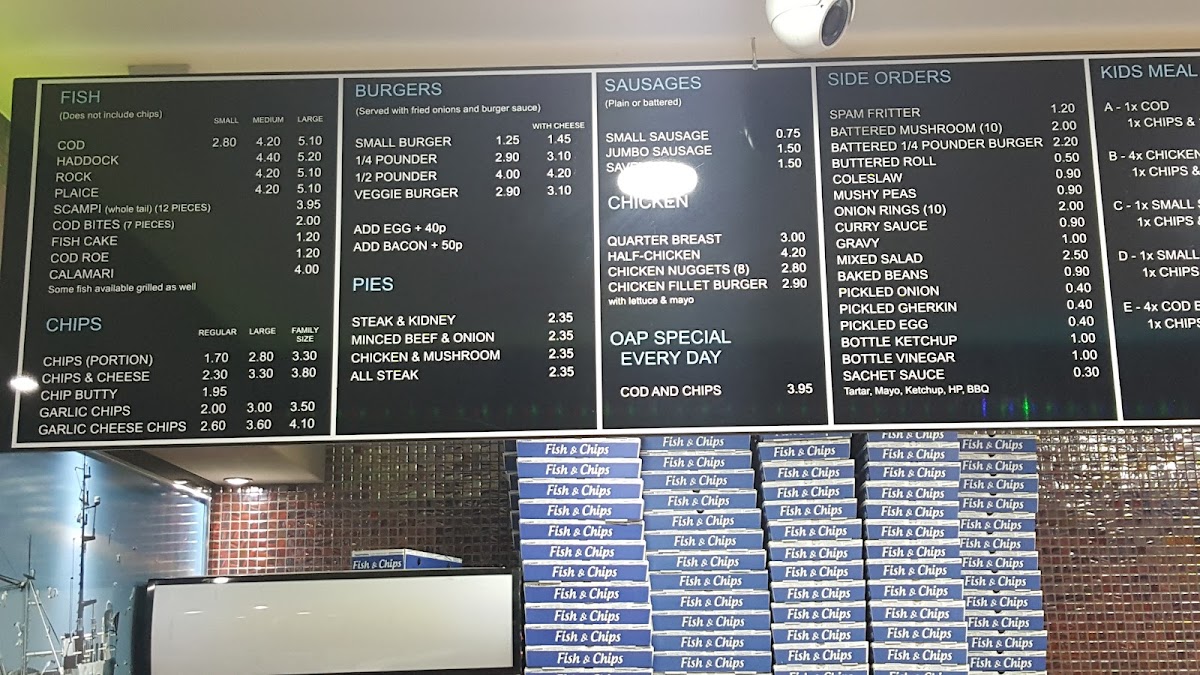 Fish Inn Photo Menu 1