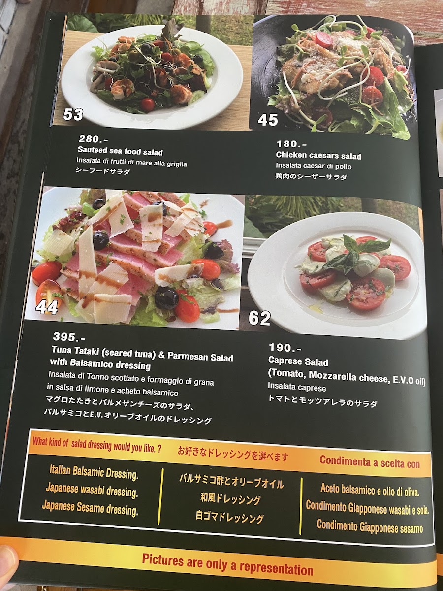 Red Snapper Photo Menu 1