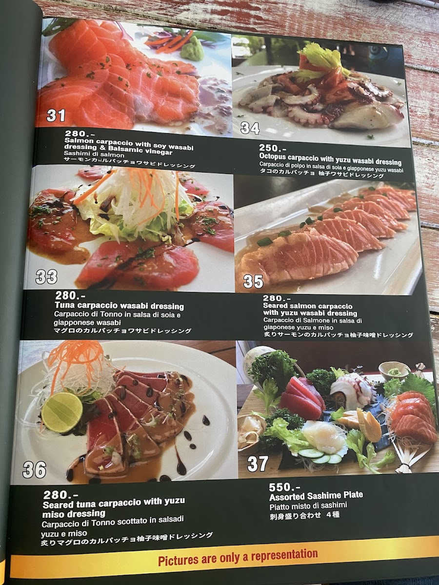 Red Snapper Photo Menu 2
