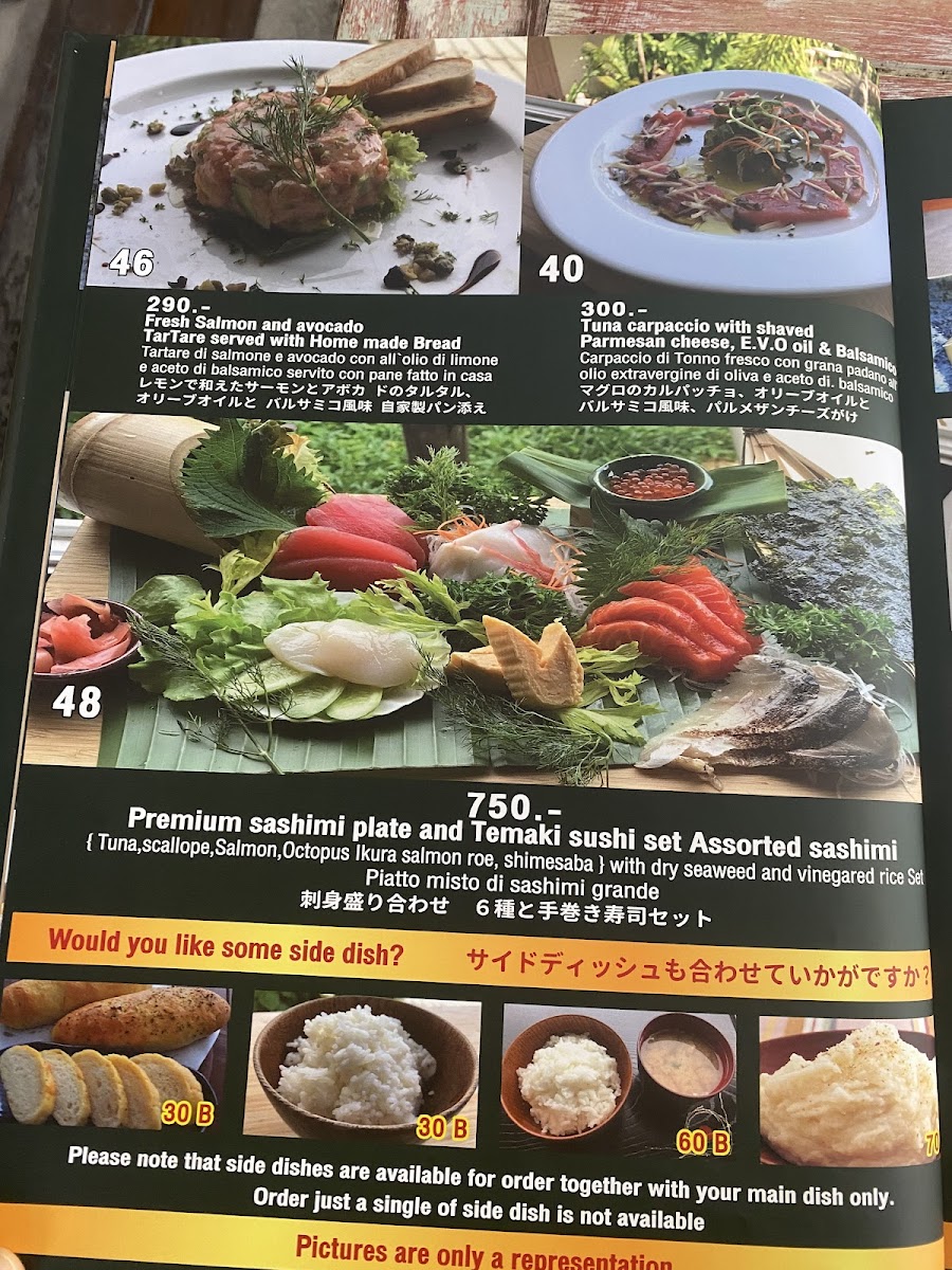 Red Snapper Photo Menu 4
