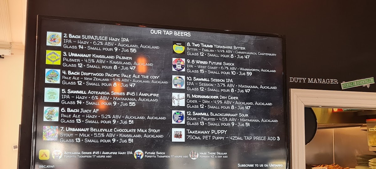 BBC Tasting Studio by Birkenhead Brewing Co. Photo Menu 5