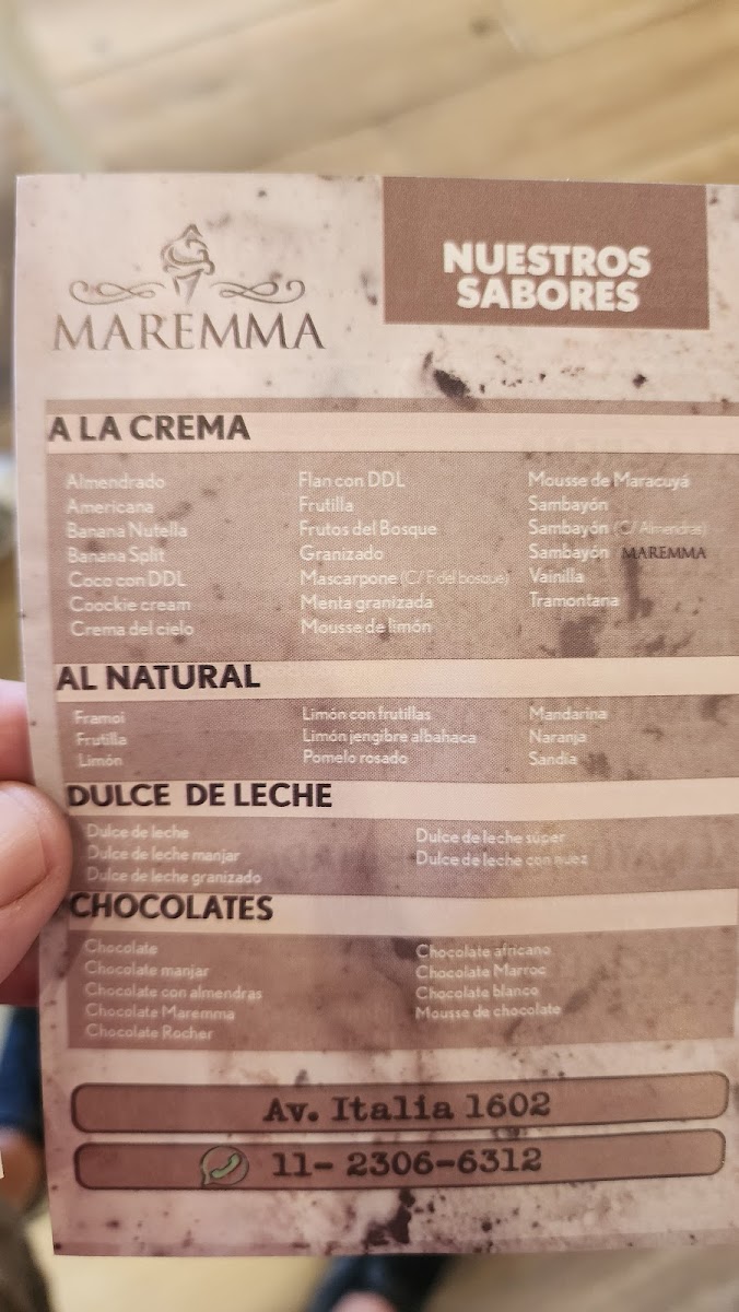 Maremma Tigre Photo Menu 1
